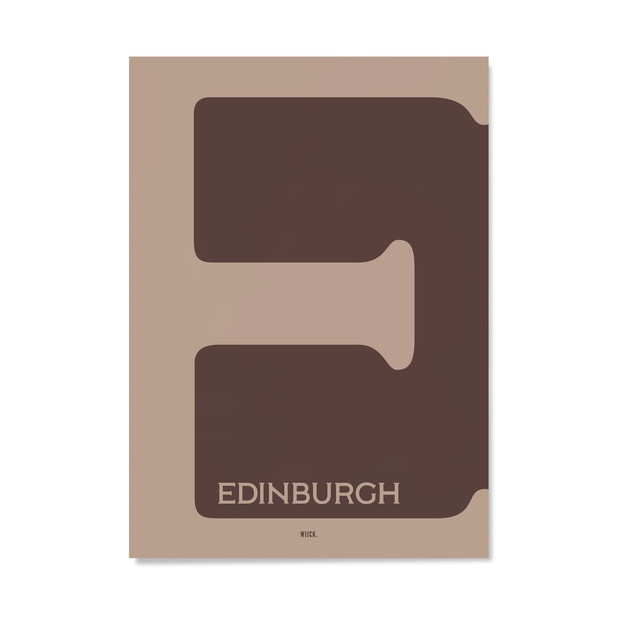 Poster von E von Edinburgh | WIJCK.